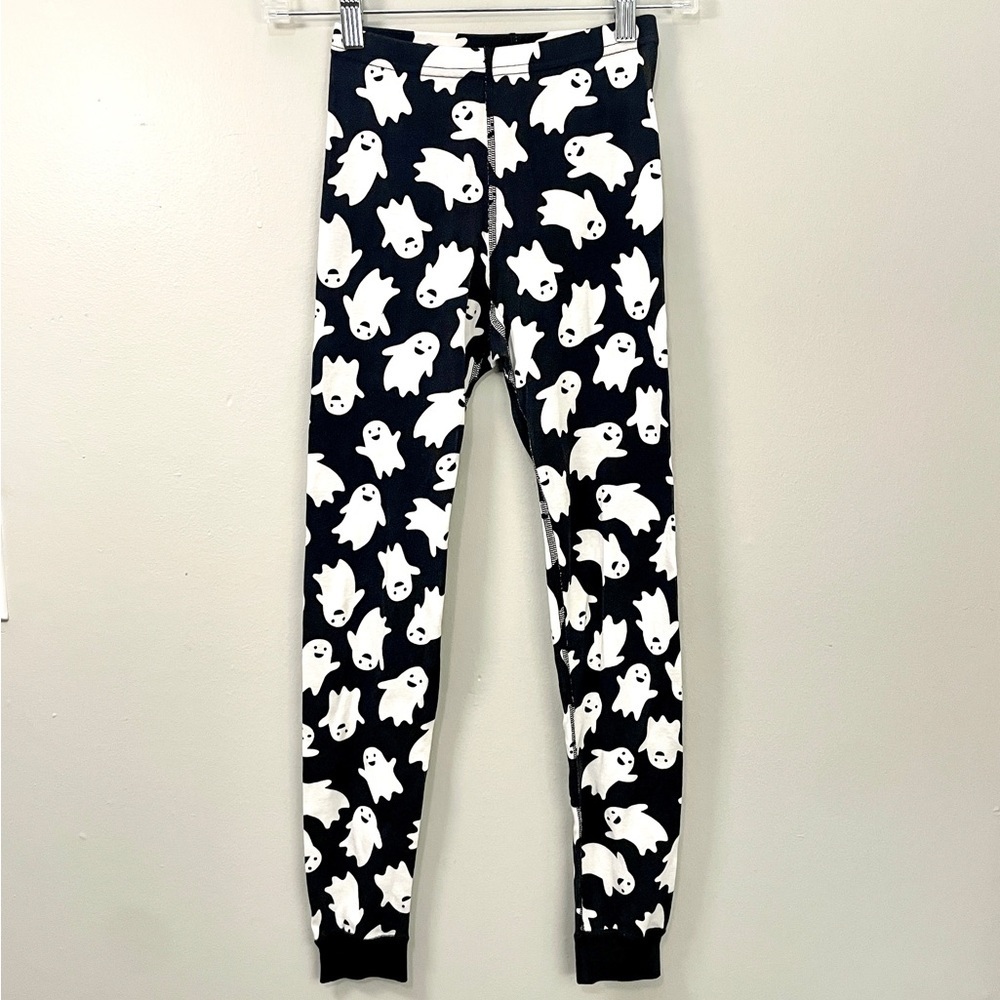 👻 Hanna Andersson Organic Cotton Ghost Print Pajama Pants - Picture 1 of 6